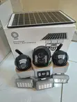Triple Lens Outdoor Solar CCTV Camera with Two-Way Audio - 1