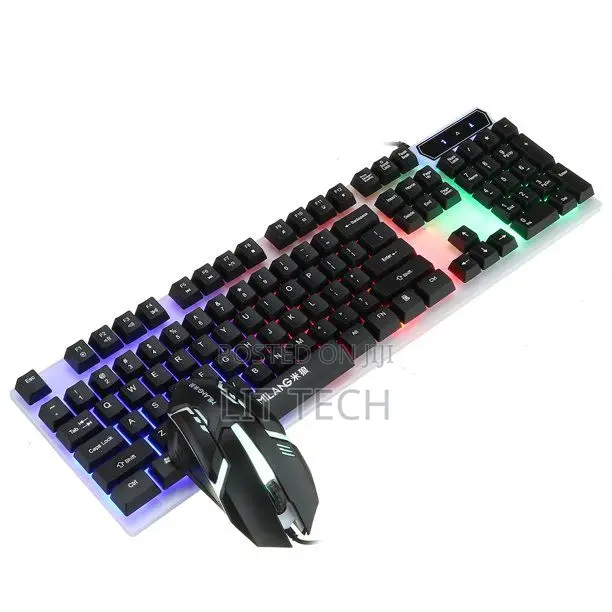 Milang T6 Wired Gaming Keyboard and Mouse Combo - 1