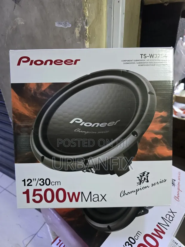 Pioneer TS-W33S4 1500W Bass Subwoofer - 1