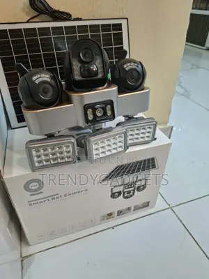 VTS 30 Outdoor Solar CCTV Camera with 3 Lenses & Night Vision