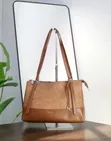 BAGCO Ladies Classic Shoulder Bag - Premium Textured Finish - 3