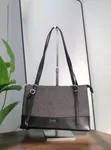 BAGCO Ladies Classic Shoulder Bag - Premium Textured Finish - 5