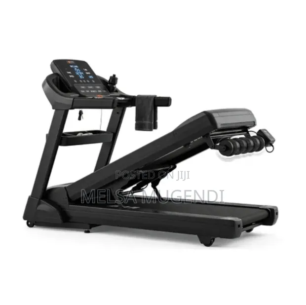 Heavy Duty Fitness Treadmill with Massage Belt - 1
