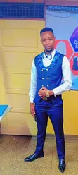 Men's African Wear Suit - Blue - 2