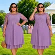 Classic Women's Dress - Sizes 46-54 - 3