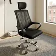 Kiti cha Ofisi cha Ergonomic cha Mesh chenye Headrest - 3