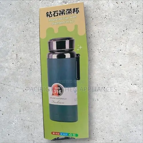 Double Wall Stainless Steel Vacuum Flask Bottle - 1