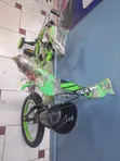 Size 16 Green Kids Bicycle with Carrier and Basket - 2