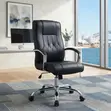 Executive High Back Leather Office Chair - 1