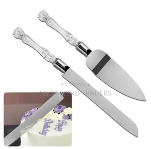 Seti ya Kikata Keki na Spatula ya Pai ya Chuma cha Kutotoa