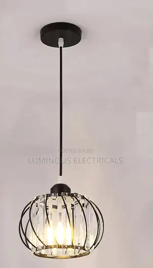 Nordic Industrial Crystal Drop Ceiling Light Fixture