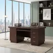 1.4m Executive Office Desk - Mahogany Polish - 4