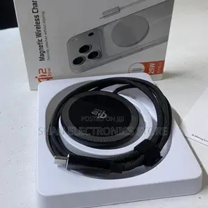 Q12 Slim Magnetic Wireless Phone Charger with Type-C Cable