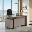 1400mm Modern Office Desk Set with Drawers - 1