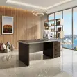 1400mm Modern Office Desk Set with Drawers - 2