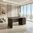 1400mm Modern Office Desk Set with Drawers - 5