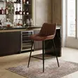 Modern Non-Adjustable Bar Stool with Backrest & Footrest - 3