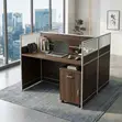 Workstation ya Njia Mbili 1.2m x 1.2m na Vifua vya Droo 2 - 3