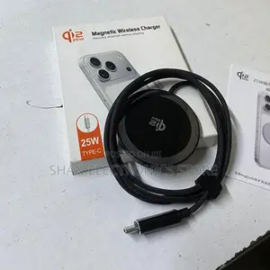Q12 Portable Magnetic Phone Charger - Orange/Black/White