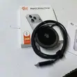 Q12 Mini Wireless Charging Pad yenye Magnetic Support - 2
