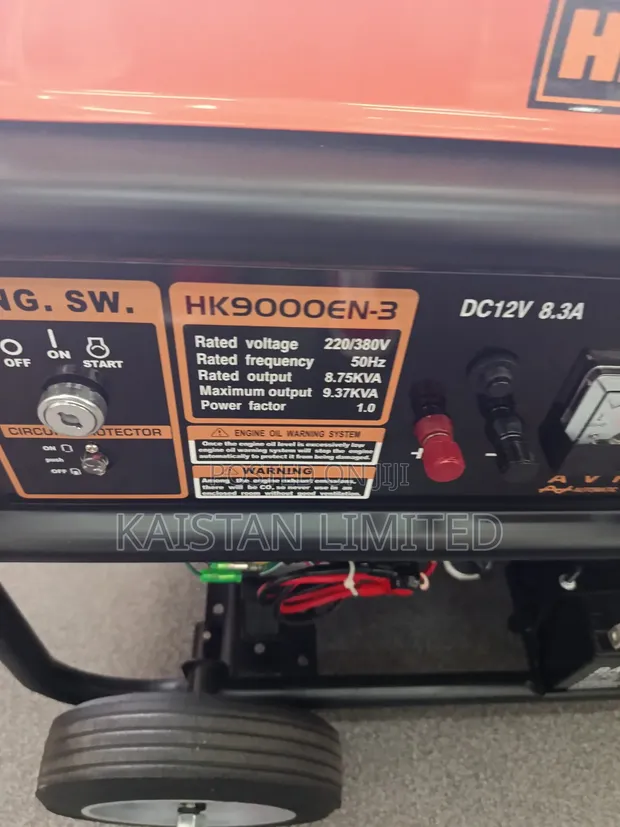 Hisaki 8.8 KVA 3 Phase Petrol Generator (Key Start) - 1