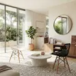 Kiti cha Kula cha Plastiki cha Nordic - Nyeupe - 4