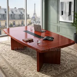 3-Meter Mahogany Boardroom Table