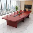 Meza ya Mkutano ya Mahogany ya Mita 3 - 5