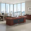 Executive Office Desk with Side Return - Brown - 2
