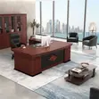 Executive Office Desk with Side Return - Brown - 4