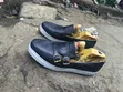 Classy Black Men's Shoes with Gold Buckle - 1