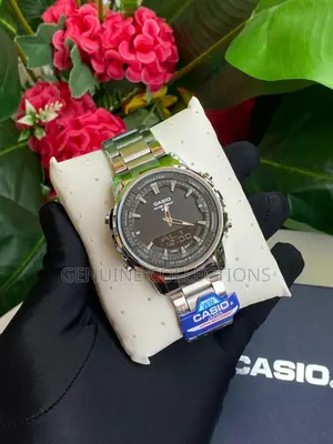 Saa ya Casio Dual Time ya Chuma cha Nirobi