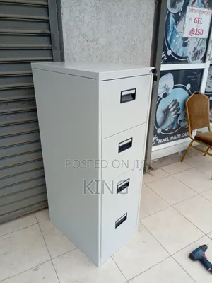 Boss Office Products Storage Cabinet - 4 Shelves