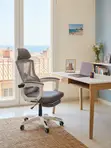 Ergonomic Mesh Office Chair with Footrest & Headrest - 2