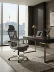 Ergonomic Mesh Office Chair with Footrest & Headrest - 4