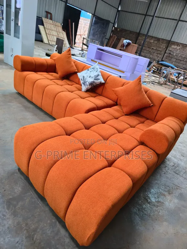 Seti ya Sofa ya Bubble ya L-Shape - Inaketi Watu 7 - 1