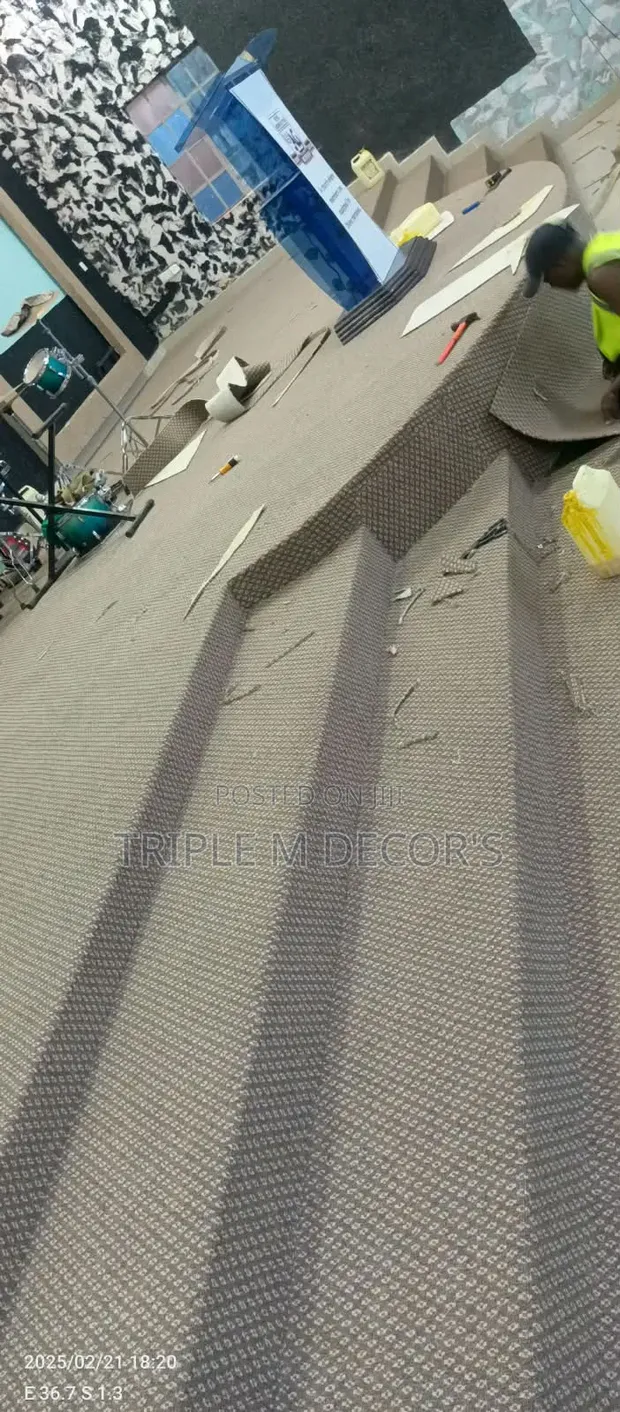 Elegant 6mm Masai Mara Carpet for Church Main Hall - 1