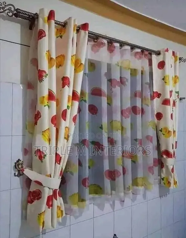 Kitchen Curtains - Top Quality Sheer & Designer - 1