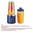 Blender Juicer Portable 2-in-1 na Kombe 45W Inachaji - 1