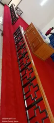 Durable 8mm Red USACarpet for Church Sanctuary - 2