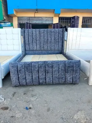 5x6 Grey Modern Bed Frame