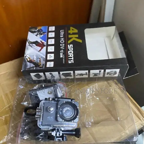 Rechargeable 4K WiFi Action Camera with 2-Inch Screen - 1