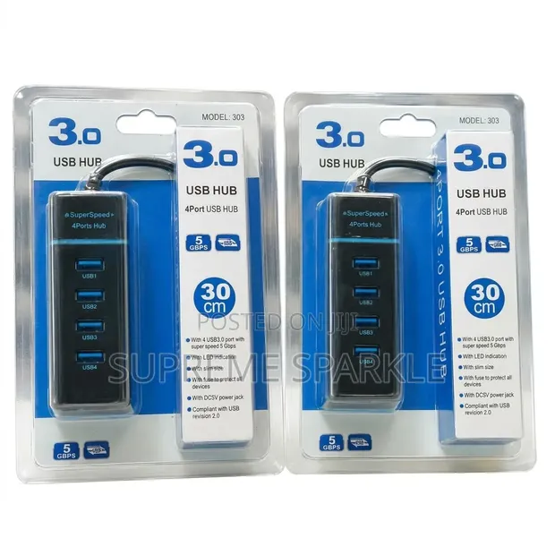 4-Porti USB 3.0 Hub - 1
