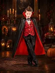Vampire Costume ya Wavulana kwa Cosplay & Halloween - 2