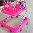 Baby Walker - Pink and Green - 2