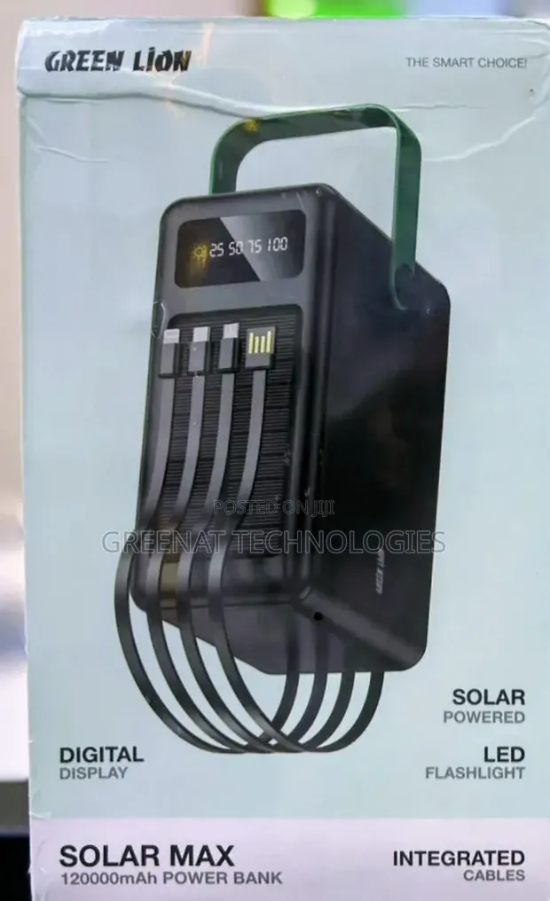 Green Lion Solar Max 120,000mAh Power Bank - 1