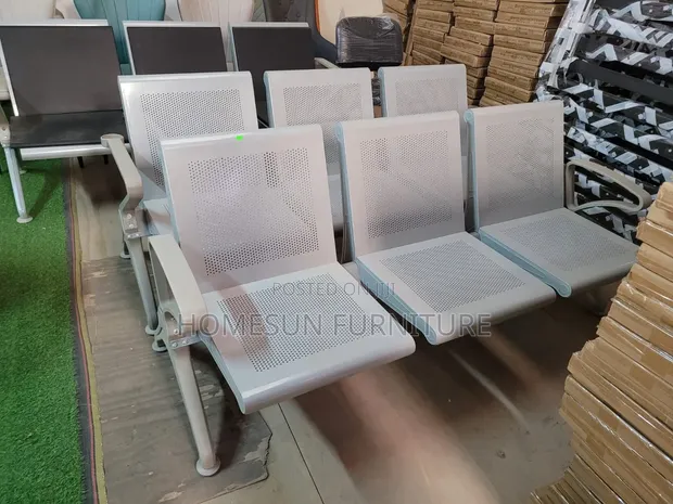 3 Seater Link Office Chair - 1