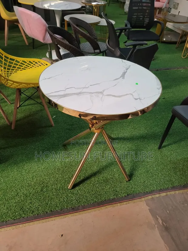 Round Eames Style Dining Table (2 Seater) - 1