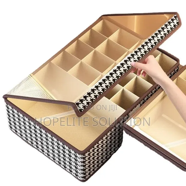 17 Grid Foldable Undergarment Organizer - 1