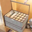 17 Grid Foldable Undergarment Organizer - 2